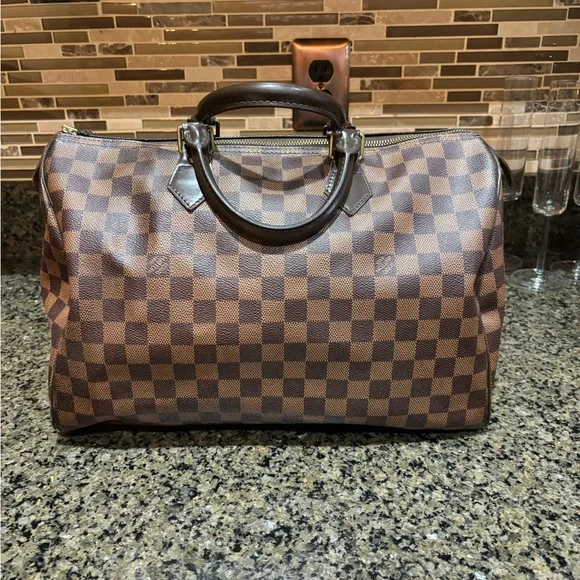 Louis Vuitton Damien Speedy 30 purse - Picture 3 of 11